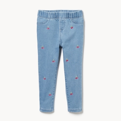 Joe Fresh Jegging brodé en denim pour petites filles 1 ea, 19,00 $/1ch