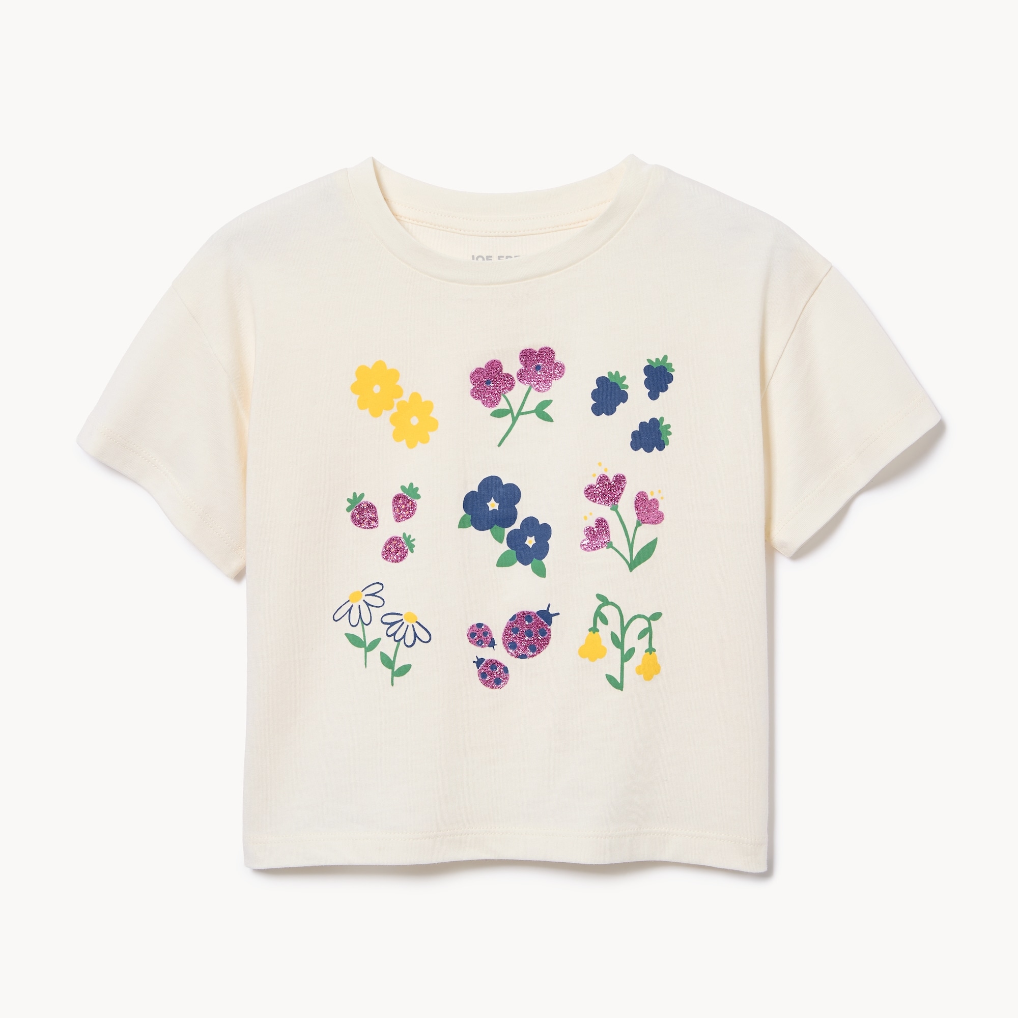 Toddler Girls' Cropped Graphic T-Shirt