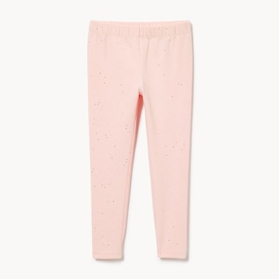 Legging scintillant pour petites filles - Rose