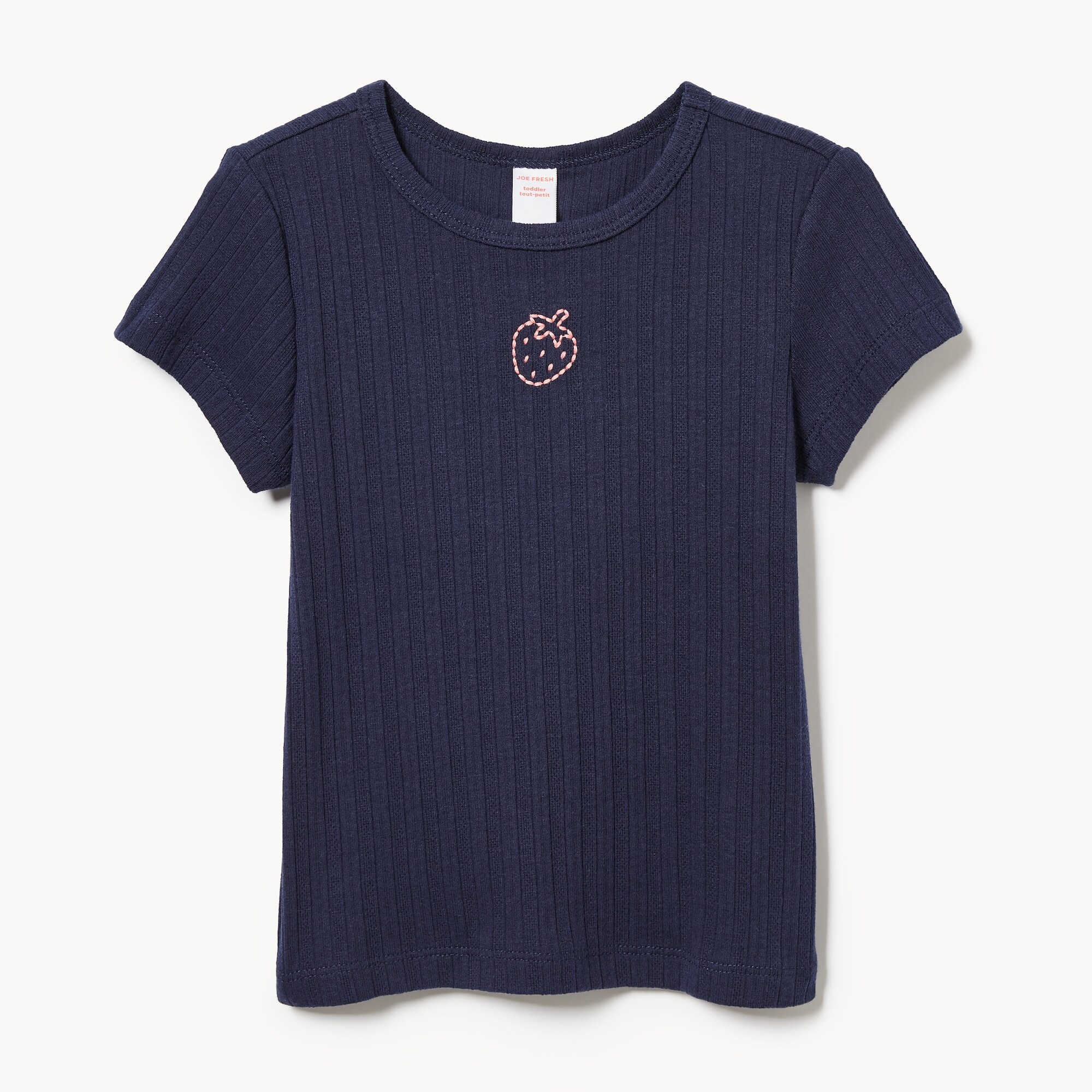 T-shirt brodé imprimé pour petites filles