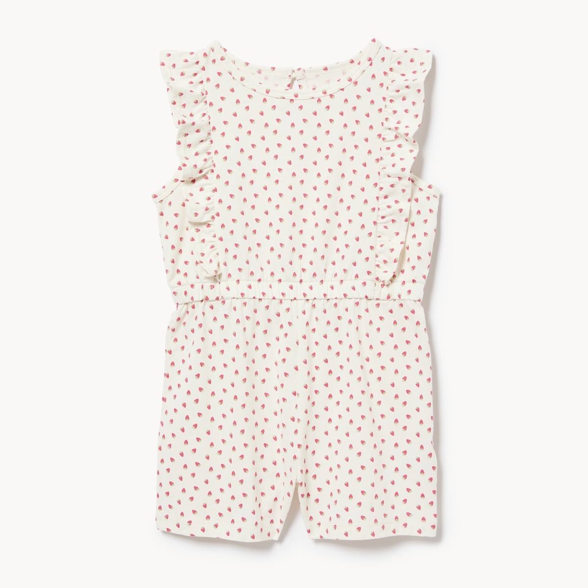 Toddler Girls' Ruffle Romper - Off White
