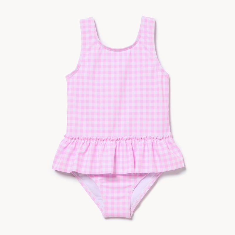 Toddler Girls' Ruffled 1-Piece Swimsuit