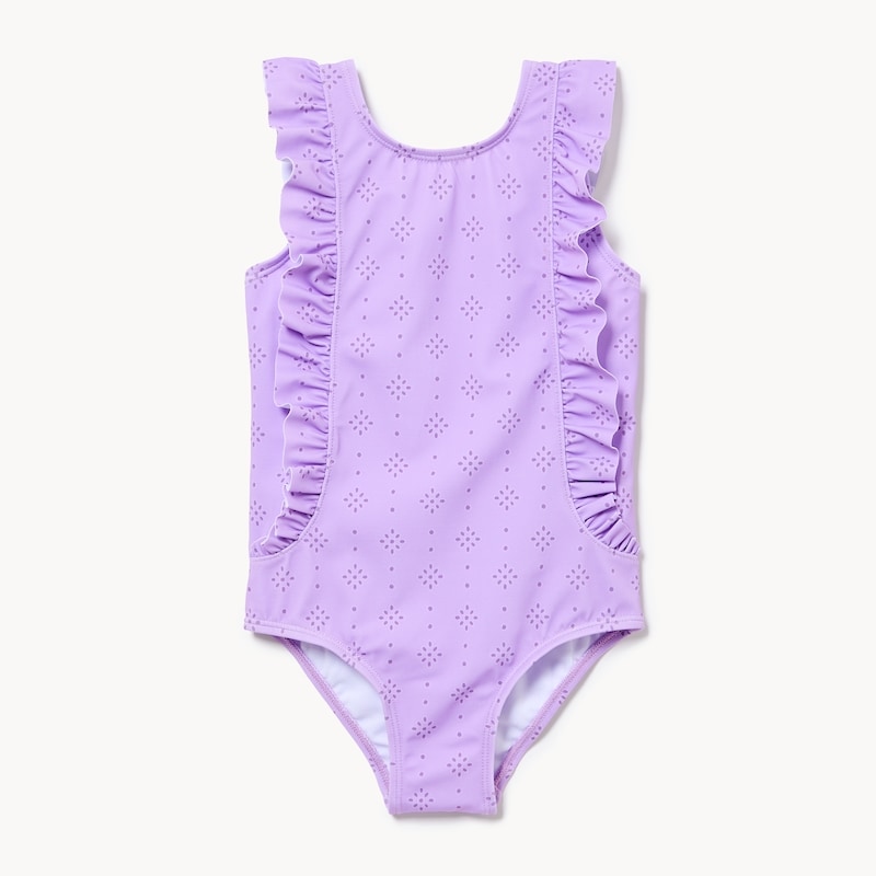 Toddler Girls' Ruffled Swimsuit
