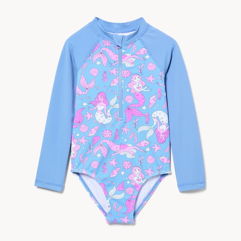 Toddler Girls' Long Sleeve Rash Guard