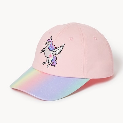 Casquette essentielle licorne pour petites filles - Rose