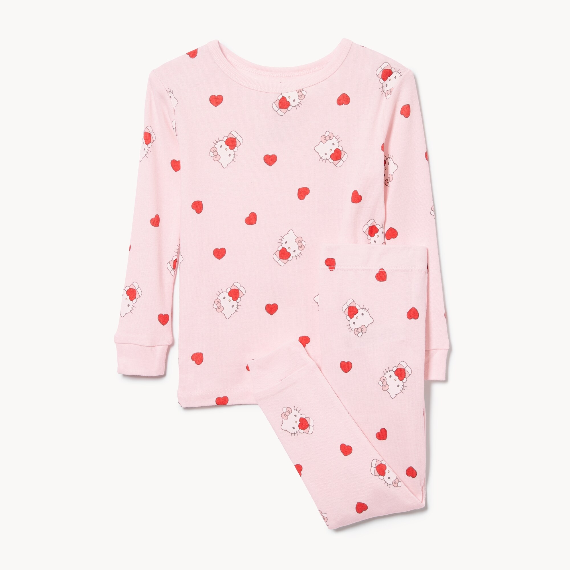 Pyjama Hello Kitty Saint-Valentin, petites filles