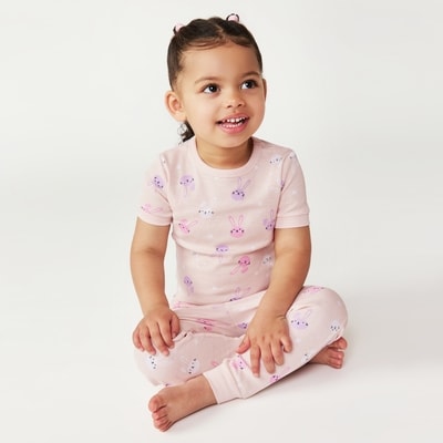 Joe Fresh Pyjama imprimé 2 pièces pour petites filles 1 ea, 16,00 $/1ch