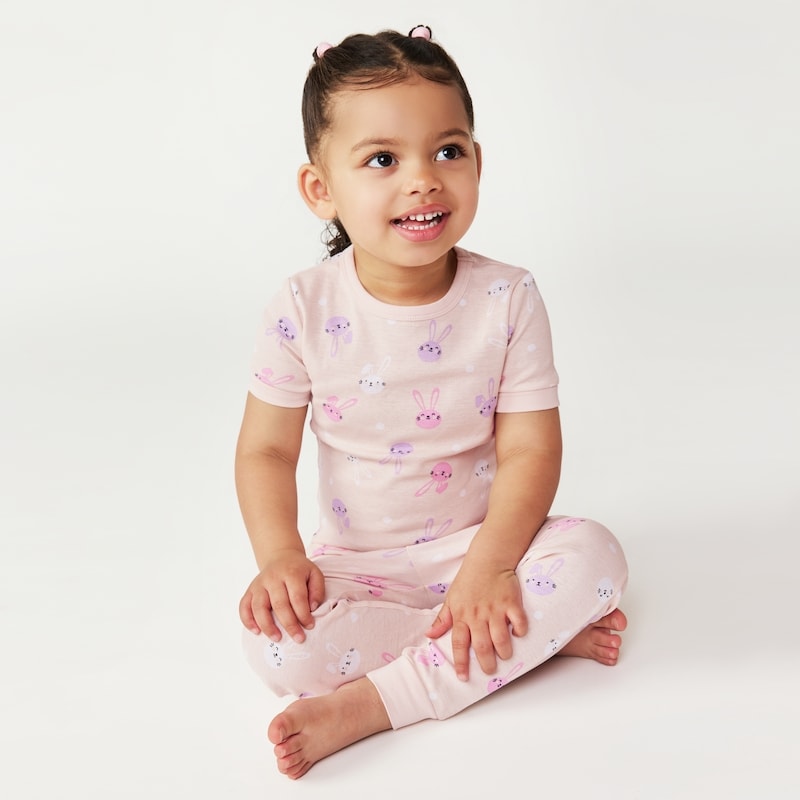 Toddler Girls' 2-Piece Printed Sleep Set