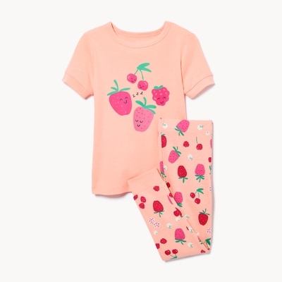 Joe Fresh Pyjama imprimé 2 pièces pour petites filles 1 ea, 16,00 $/1ch