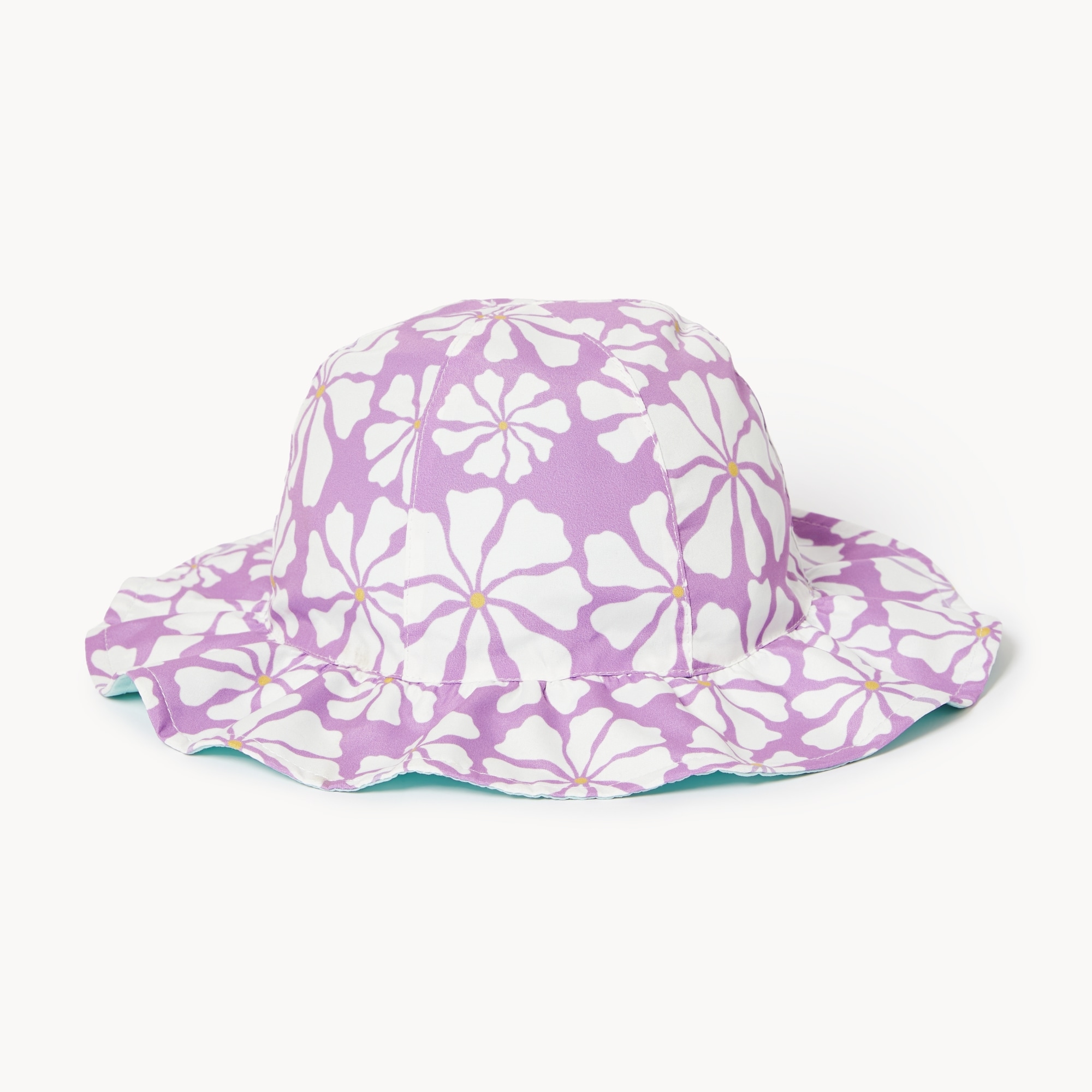 Chapeau de baignade réversible pour petites filles