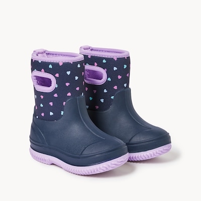 Toddler Girls' Neoprene Rain Boots - Navy