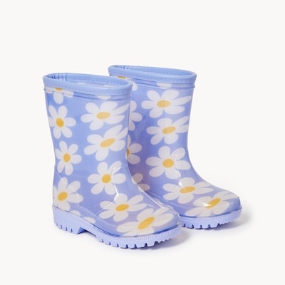 Toddler Girls' Printed Rain Boots - Lavender