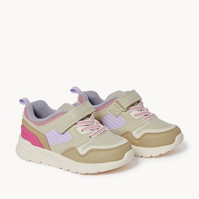 Toddler Girls' Athletic Sneakers - Beige
