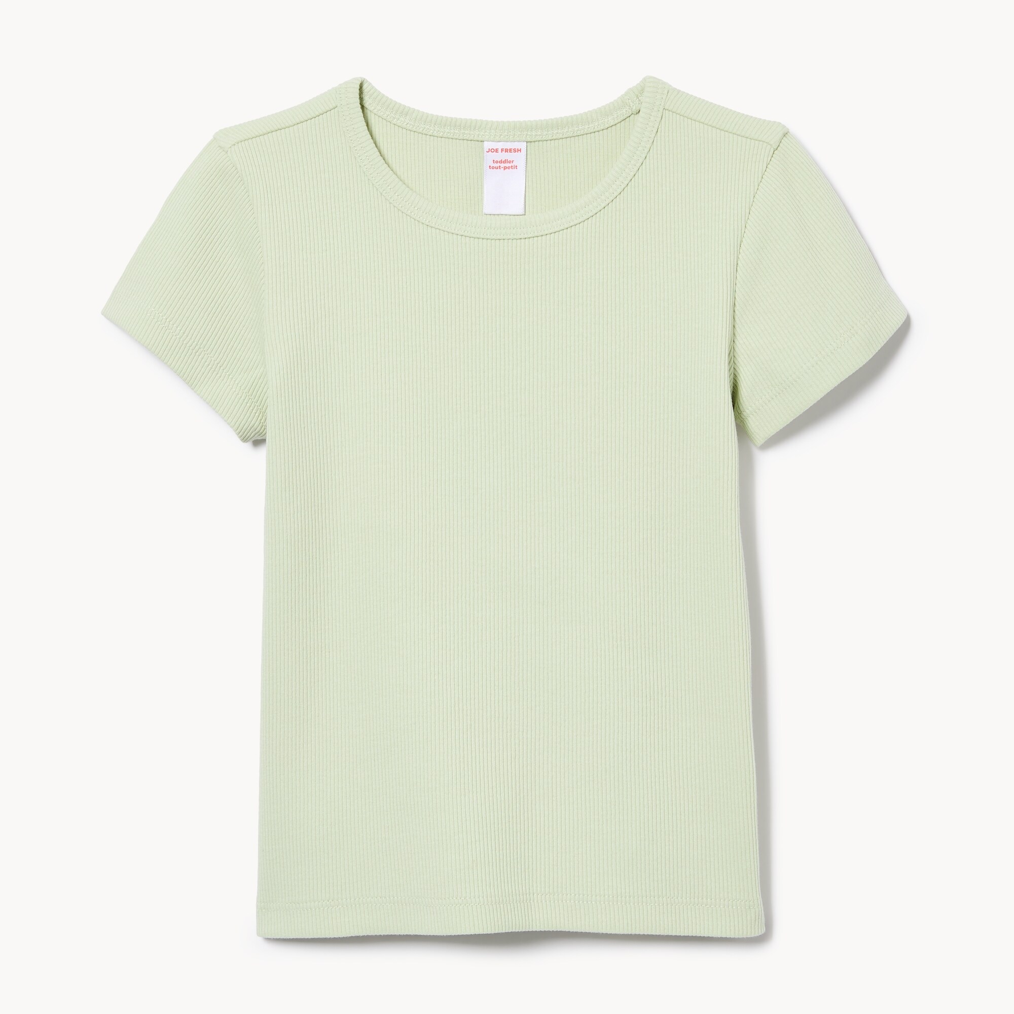 T-shirt côtelé pour petites filles