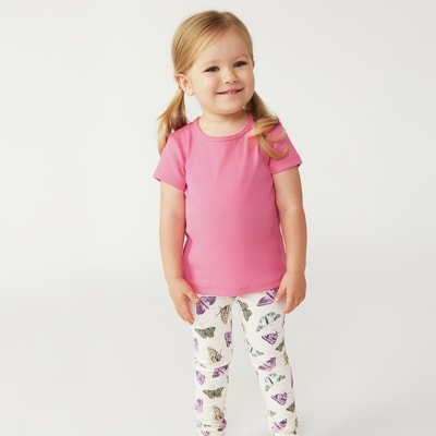 Joe Fresh T-shirt côtelé pour petites filles 1 ea, 10,00 $/1ch