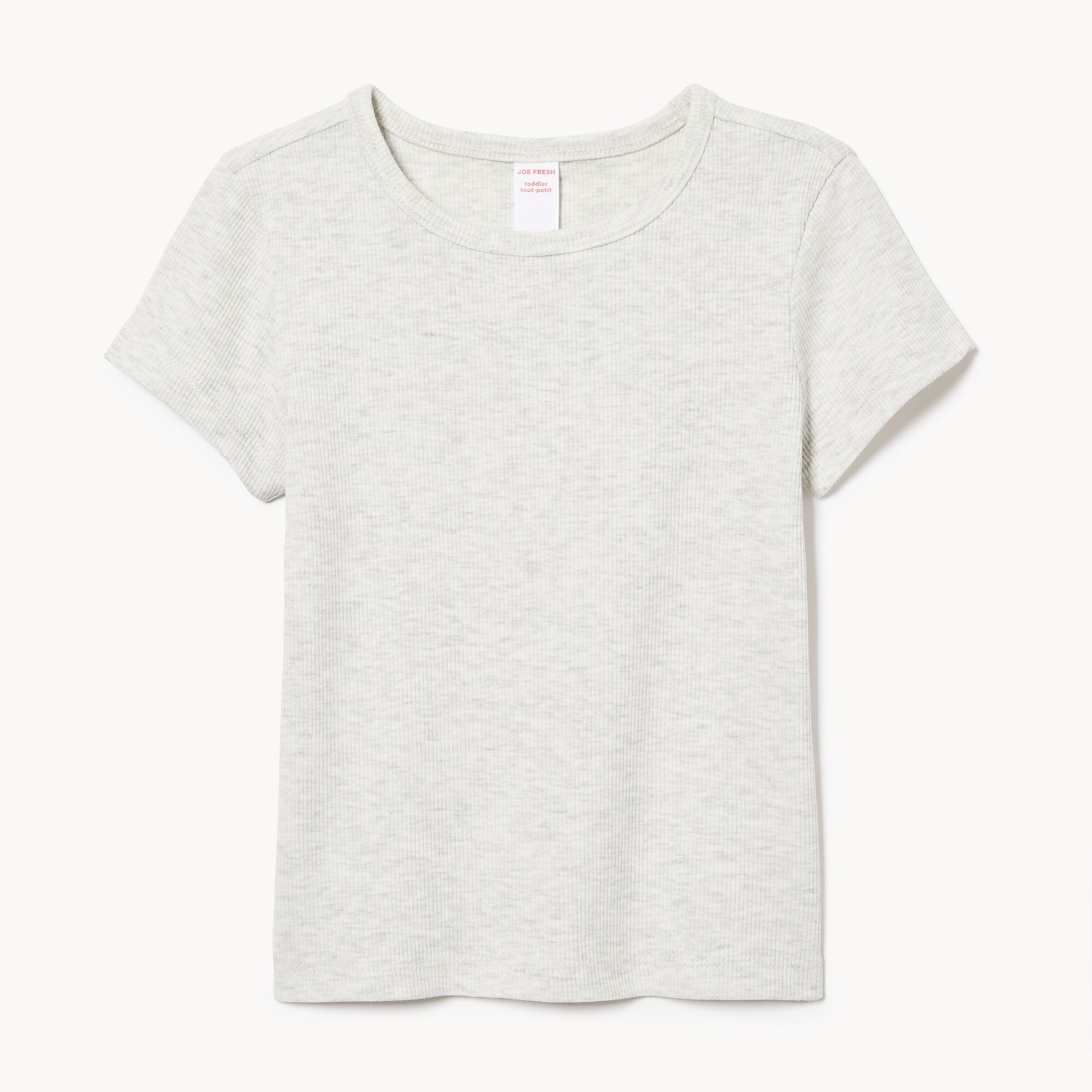 T-shirt côtelé pour petites filles