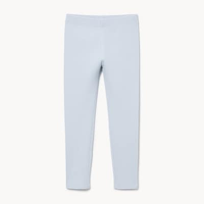 Toddler Girls' Ribbed Legging - Pale Blue