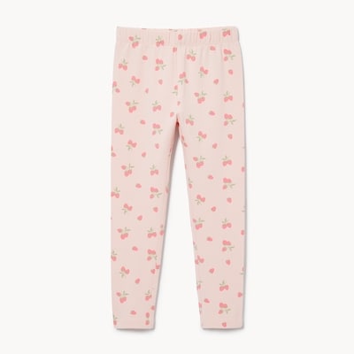 Legging imprimé pour petites filles - Rose pâle
