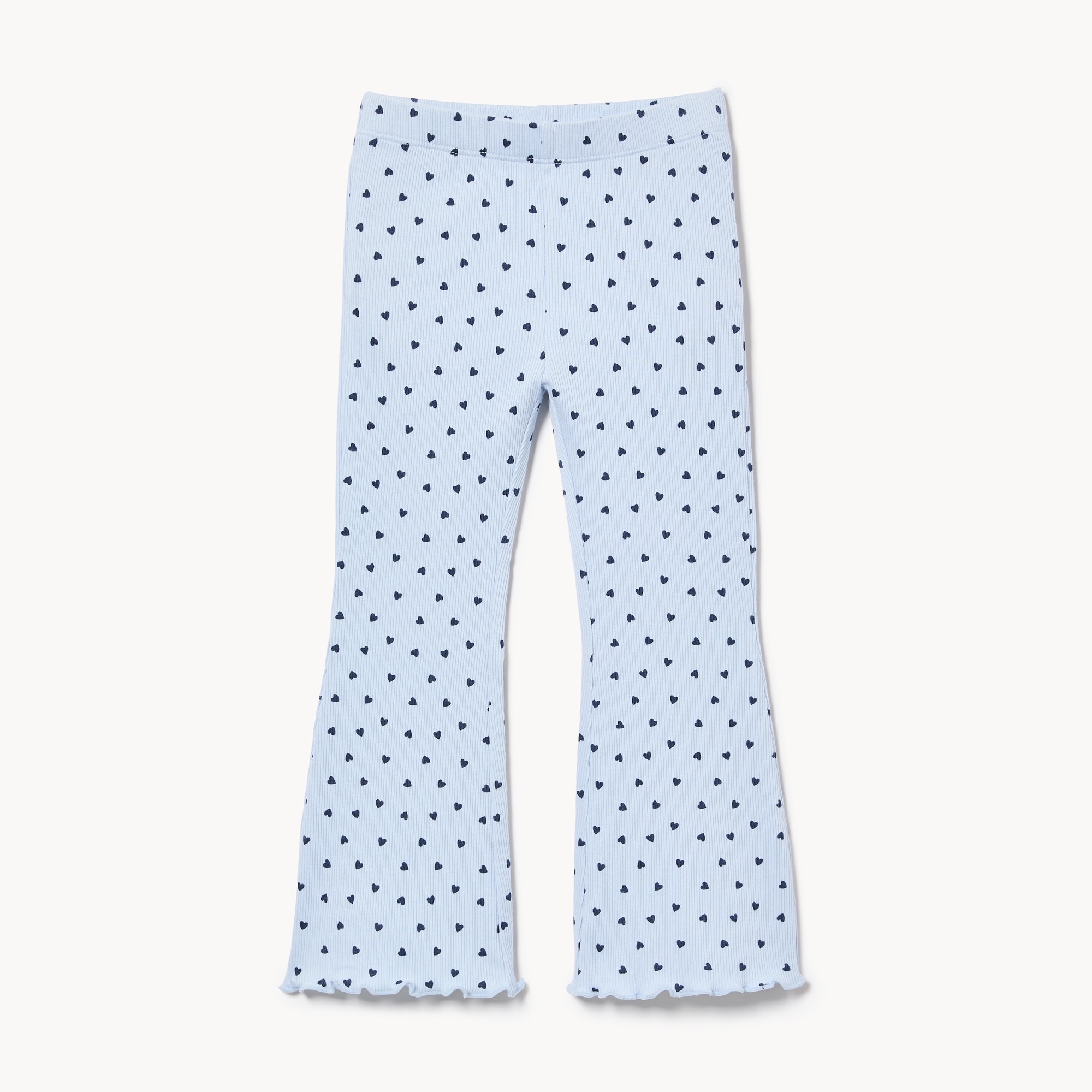 Legging imprimé évasé pour petites filles