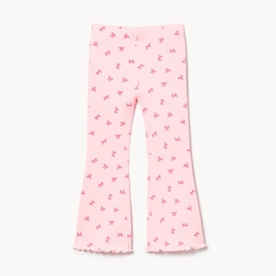 Toddler Girls' Printed Flare Legging - Pink