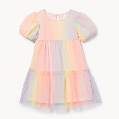 Joe Fresh Robe arc-en-ciel à volants pour petites filles 1 ea, 24,00 $/1ch