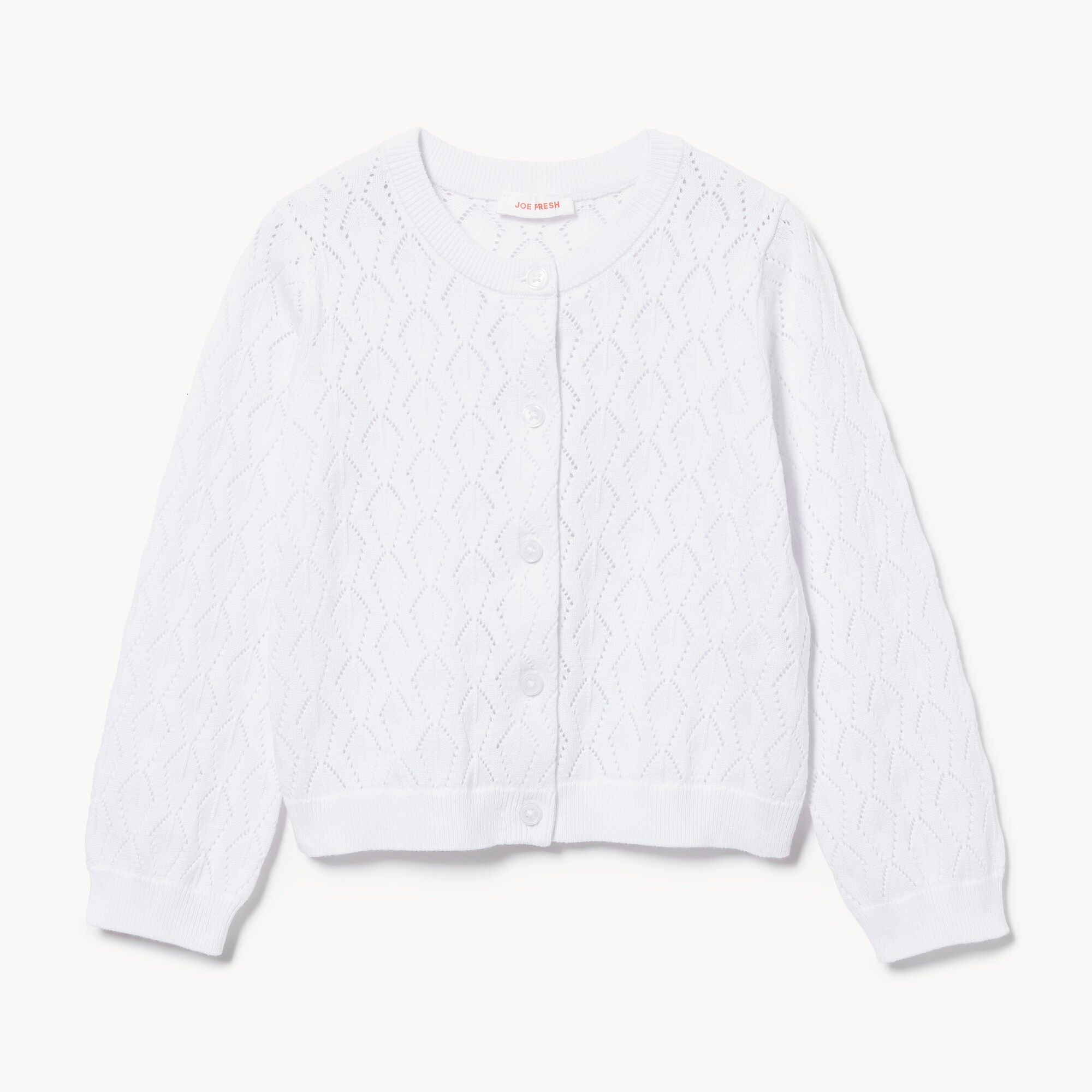 Toddler Girls' Pointelle Cardigan