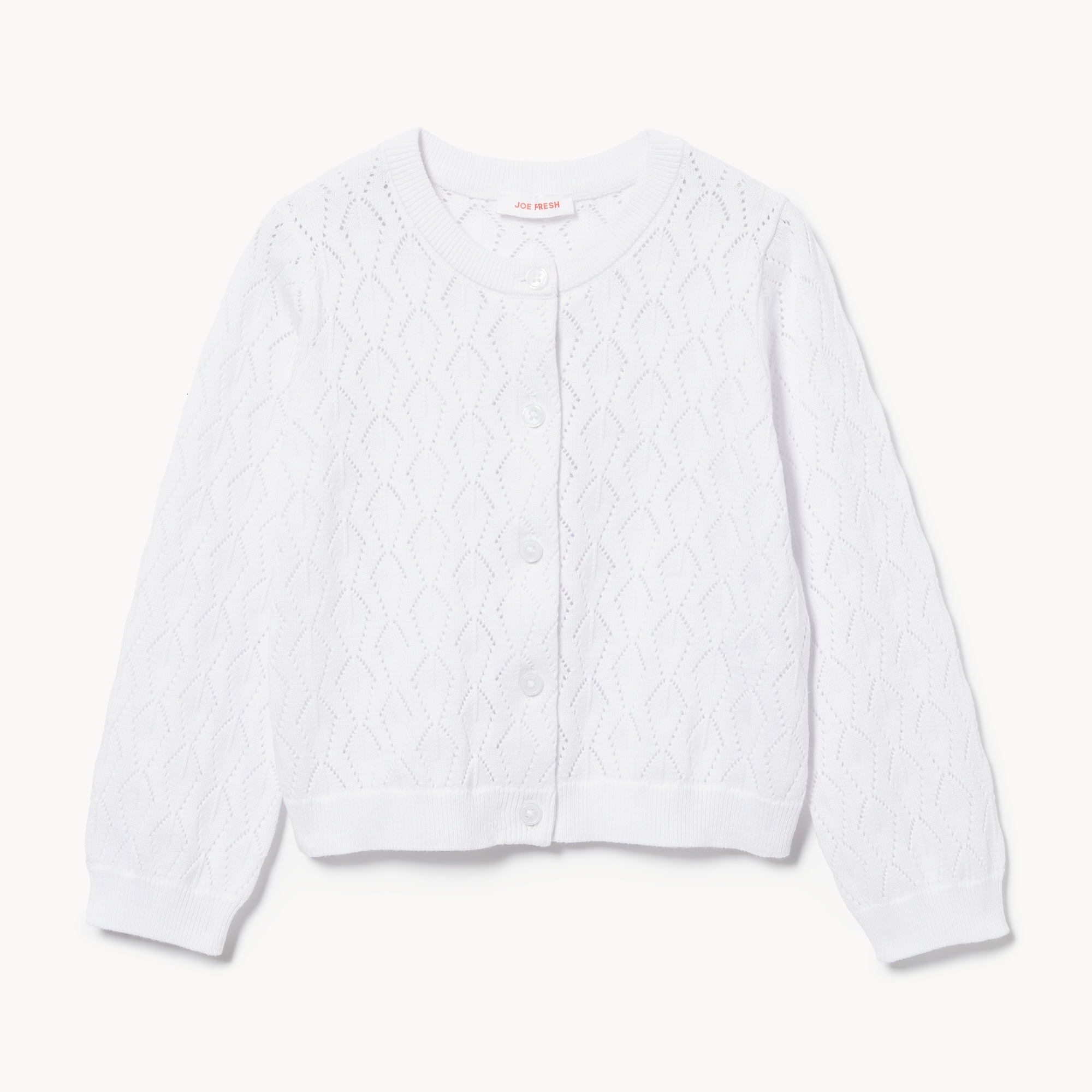 Toddler Girls' Pointelle Cardigan