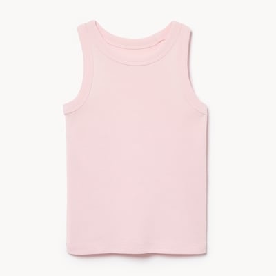 Cami côtelée pour petites filles - Rose