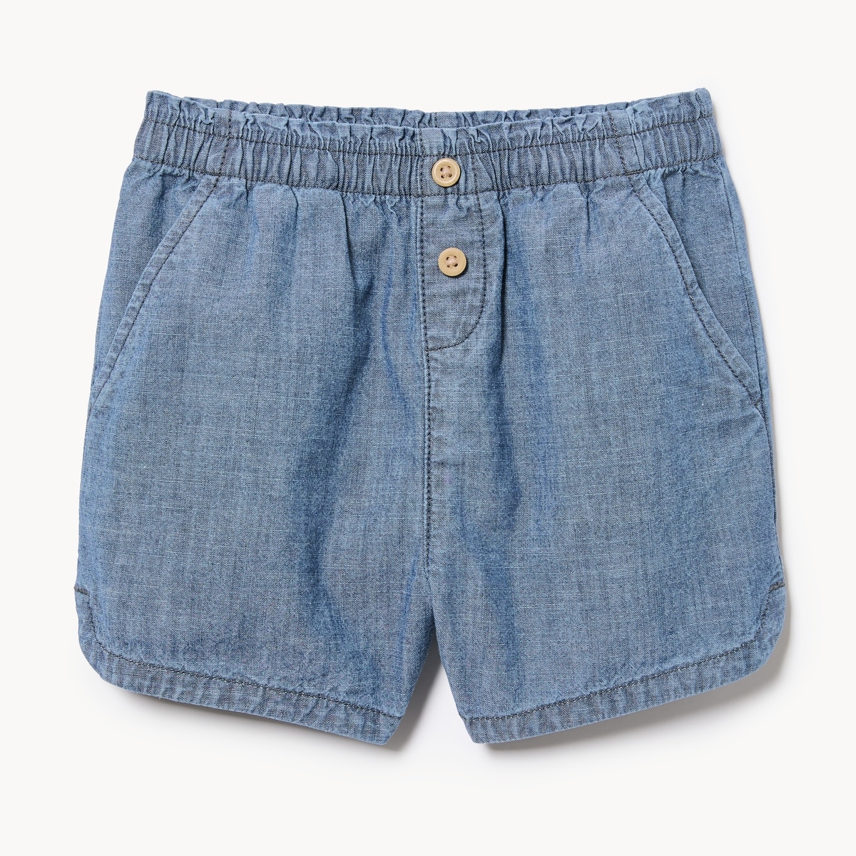 Toddler Girls' Chambray Short