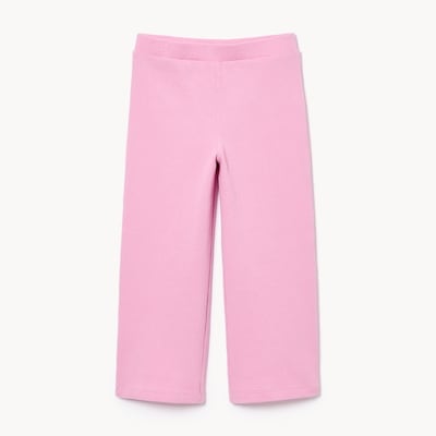 Pantalon en jersey froissé pour petites filles - LAVANDE