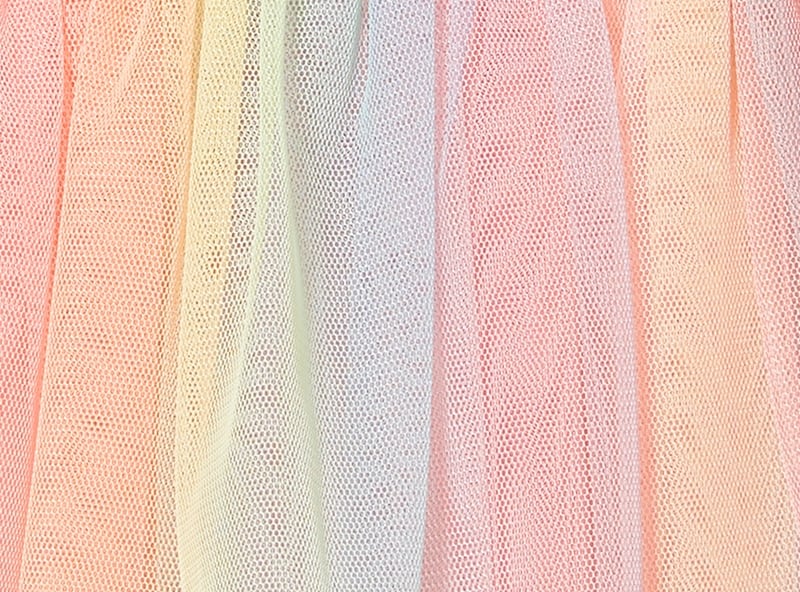 Toddler Girls' Rainbow Tulle Skirt