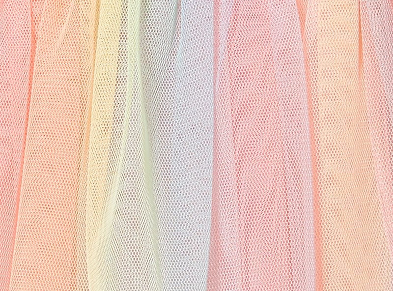 Toddler Girls' Rainbow Tulle Skirt