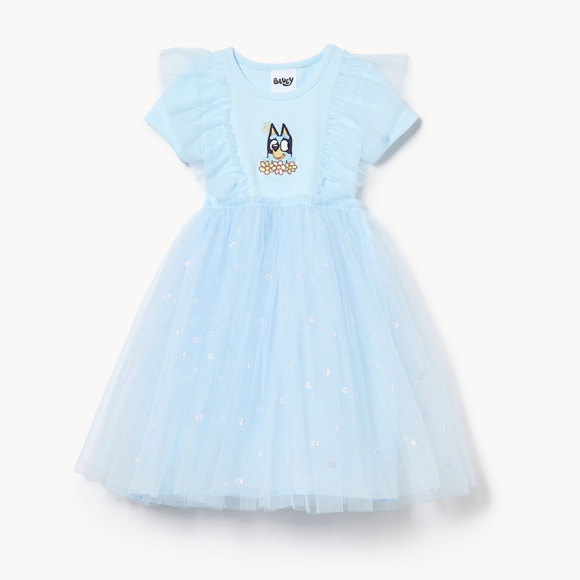 Toddler Girls' Bluey Tutu Dress in Blue from Joe Fresh Toddler Girls' Bluey Tutu Dress in Blue from Joe Fresh
