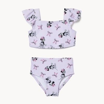 Ens. maillot Minnie Mouse Disney, petites filles - Lilas