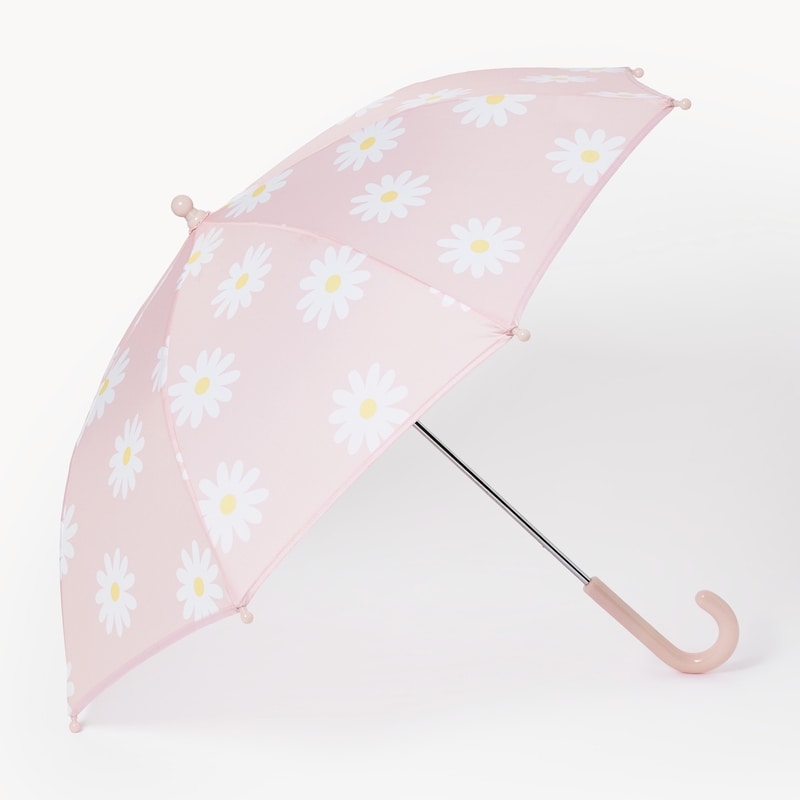 Toddler Girls' Flower Printed Umbrella
