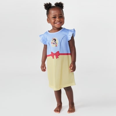 Chemise de nuit Blanche-Neige pour petites filles - Bleu