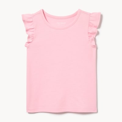 Haut à manches papillon pour petites filles - Rose Pâle