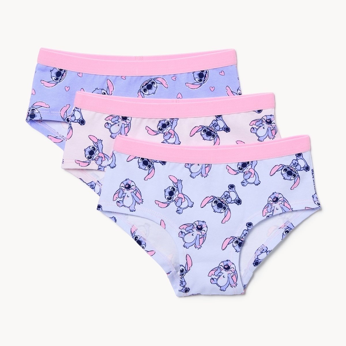 Toddler Girls' Disney Stitch 3-Pack Boyshort