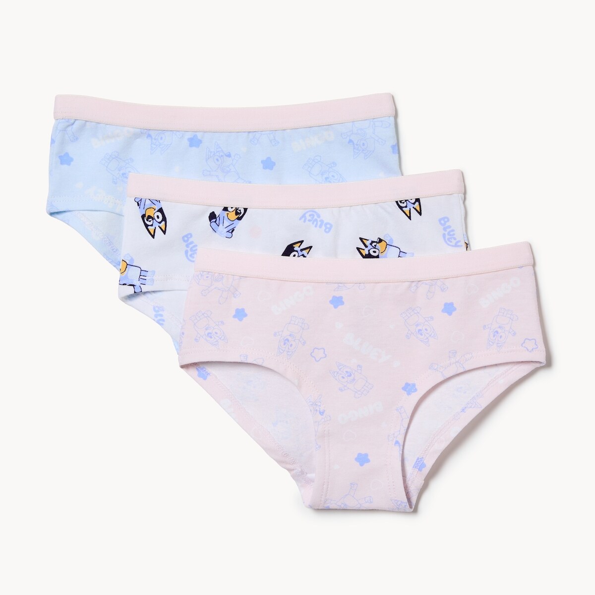 Toddler Girls' Bluey 3-Pack Boyshort