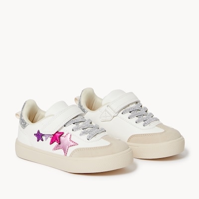 Espadrilles avec étoiles pour petites filles - Blanc