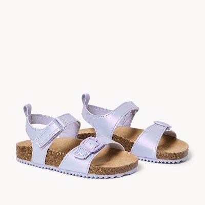 Sandales à boucles pour petites filles - Pourpre