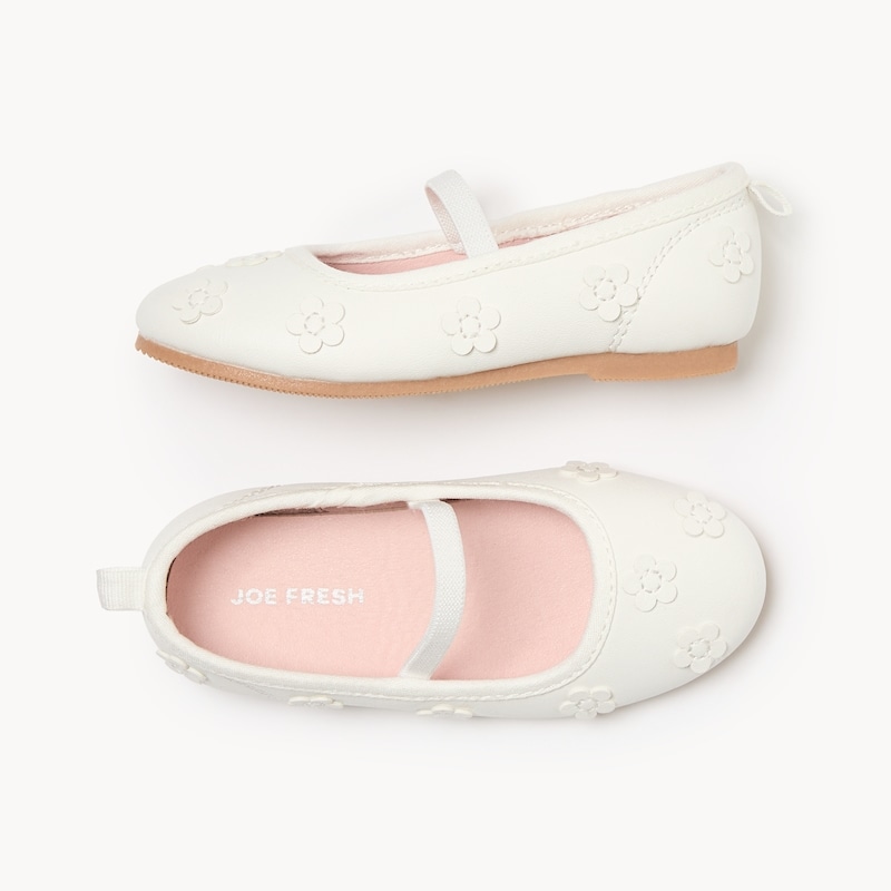 Toddler Girls' Floral Ballet Flats