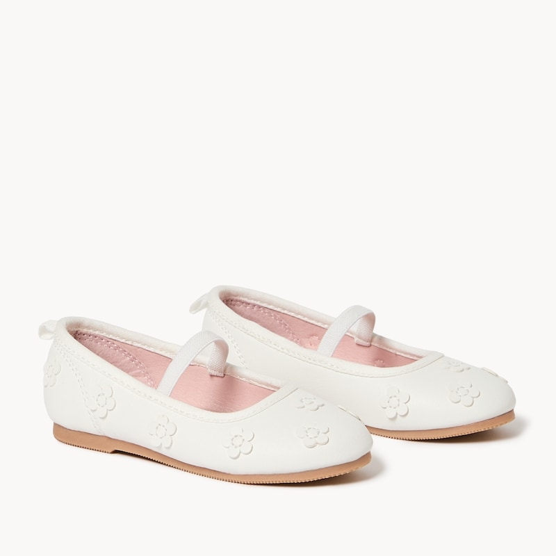 Toddler Girls' Floral Ballet Flats