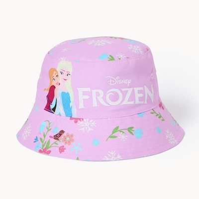 Chapeau réversible Elsa Disney pour petites filles - Rose