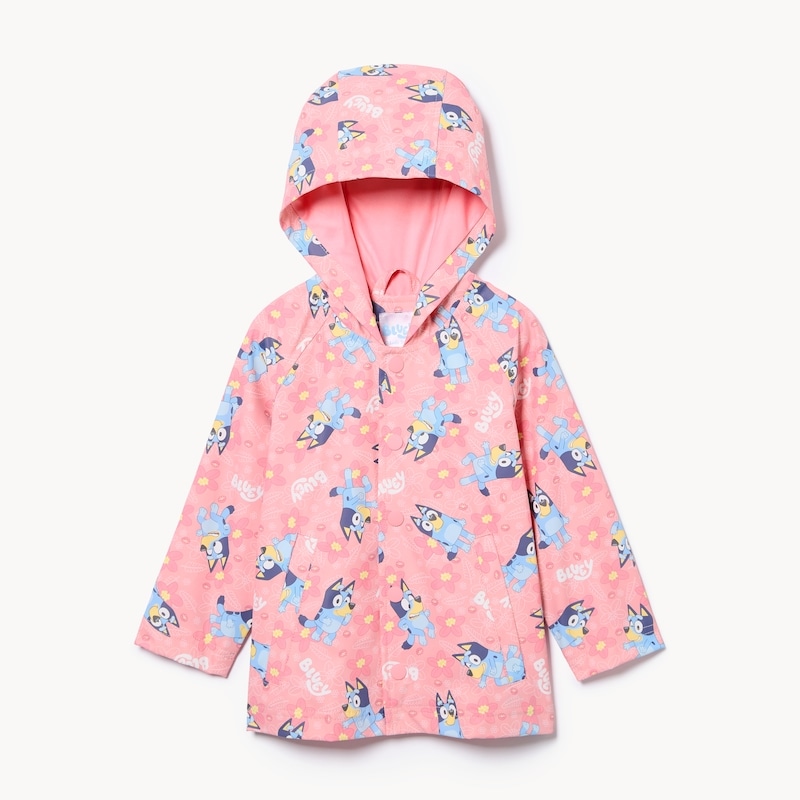 Toddler Girls' Bluey Raincoat