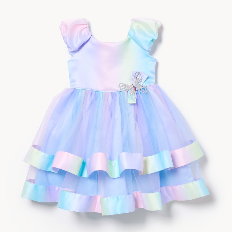 Toddler Girls' Blueberi Boulevard Rainbow Dress