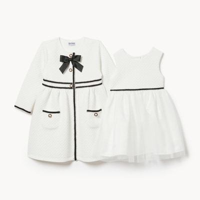 Toddler Girls' Blueberi Boulevard Dress Set - Bright White