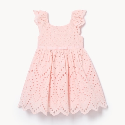 Robe à broderie anglaise Blueberi Boulevard - Rose