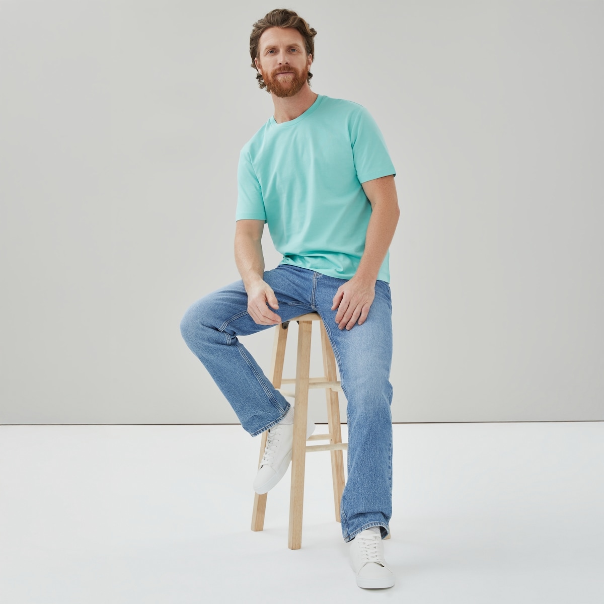 Men's Organic Cotton T-Shirt - Aqua