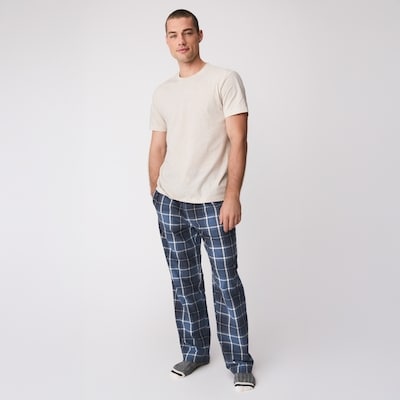 Men's Checkered Sleep Pant - Dark Navy
